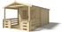 La Plagne Garden Shelter with porch option 300 x 300 x 237 cm