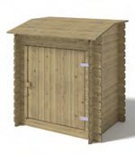 Caseta Garden Cabinet em madeira para local técnico de piscina