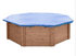 Aufgeständertes Schwimmbad / Unterirdisch - Holz (Oval) - SUNRISE 727x396x138cm (25,45m3)