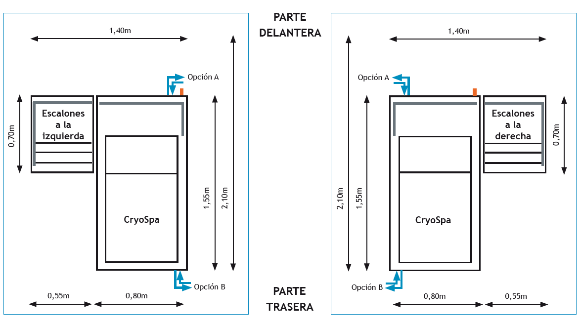 CryoSpa Sport Banho de Gelo - 2 a 4 pessoas - IOT-POOL
