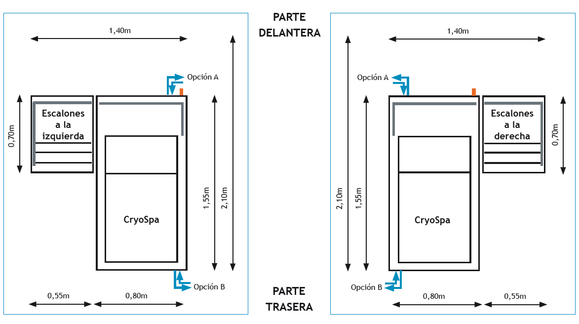 CryoSpa Sport Baño de hielo - 2 a 4 personas