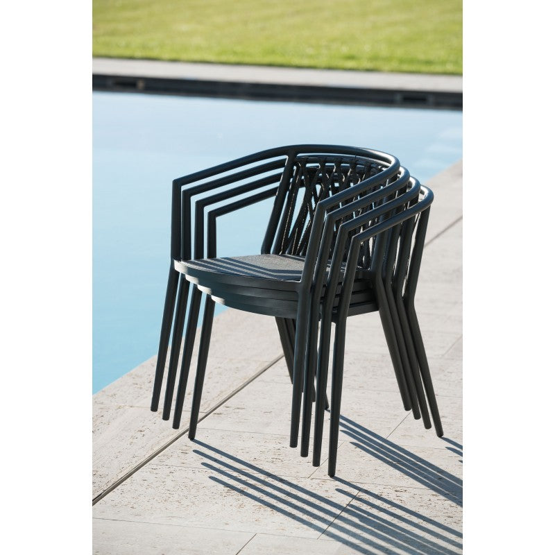 Diamond aluminium stoel