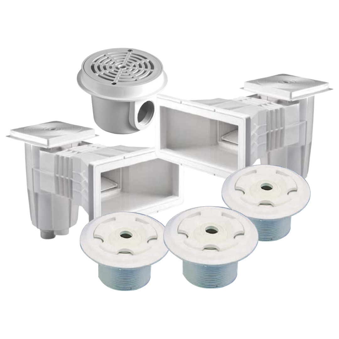 ABS Recessed Pack - Calcestruzzo ABS Recessed Pack per piscina (cemento)