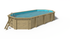 Raised/Interground Swimming Pool - Tulum (Oval) Wood - 8,57x 4,57 x 1,45m