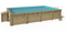 Piscina sopraelevata/interrata - Legno (rettangolare) Bora Bora - 7,2 x 4,2 x 1,45 m