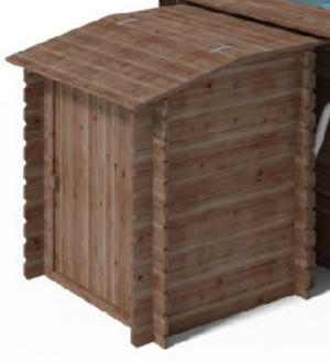 Caseta Garden Cabinet em madeira para local técnico de piscina