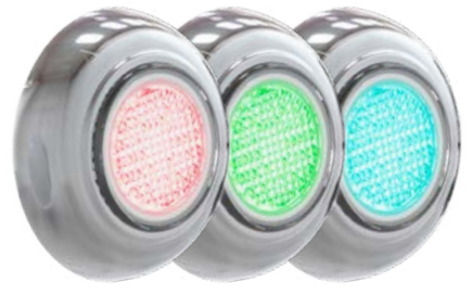 RGB LED Floodlights Slim Series Mini Concrete/Liner - Bluezone